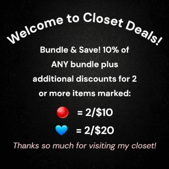 Welcome! +Closet Deals - Picture 1 of 5